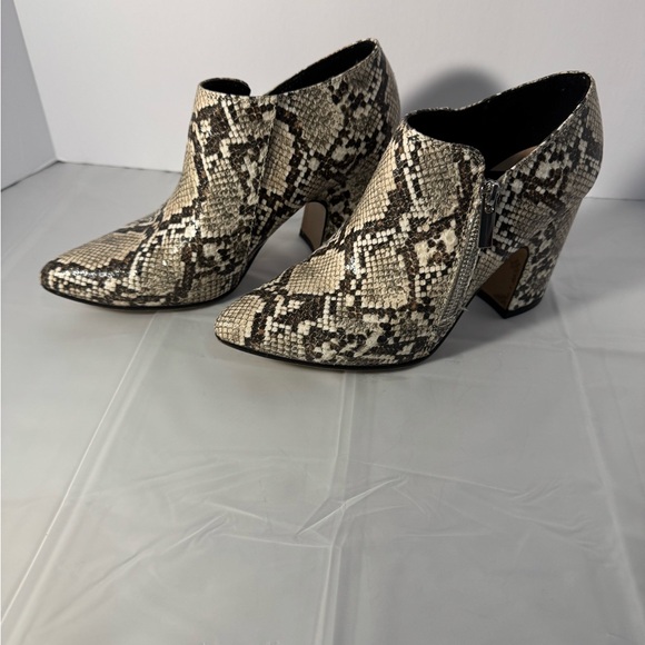 Michael by Michael Shannon Women’s Snakeskin-look Ankle Boots Size 7 - Picture 2 of 8